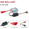 Ballast HID 12V 65W/35W/55W Xenon Slim, Thay Thế 80W, Khởi Động Nhanh 10