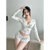 Ballet Set bộ mặc nhà tay dài, quần xoè ngắn gợi cảm - Giá 180.000đ 9