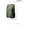 Balo 80L Siêu To Cho Người Cao trên 1.6m - Du Lịch Phượt Cắm Trại Giá 305.000 5