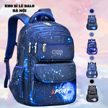Balo bé tiểu học chống gù lưng, siêu nhẹ, nhiều ngăn, thiết kế cao cấp hiện đại 260k
