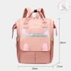 Balo bỉm sữa đa năng mẹ và bé - Túi xách ba lô hình Mèo, bỉm tã sơ sinh, 176.000đ 5