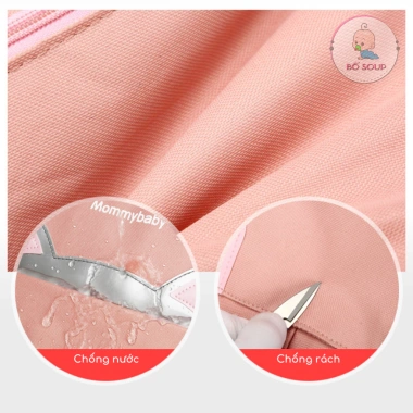 Balo bỉm sữa đa năng mẹ và bé - Túi xách ba lô hình Mèo, bỉm tã sơ sinh, 176.000đ