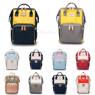 Balo bỉm sữa Dokoclub 42x27x21cm 13 ngăn - Đẹp, tiện lợi cho bé, giá 385.000₫
