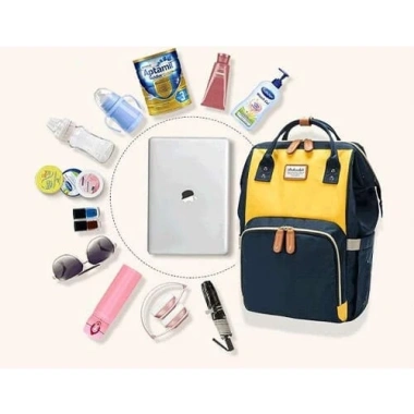Balo bỉm sữa Dokoclub 42x27x21cm 13 ngăn - Đẹp, tiện lợi cho bé, giá 385.000₫
