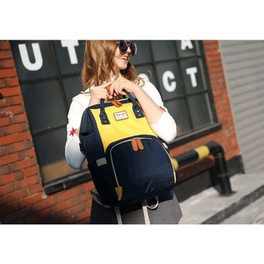Balo bỉm sữa Dokoclub 42x27x21cm 13 ngăn - Đẹp, tiện lợi cho bé, giá 385.000₫