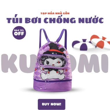 Balo bơi cho bé chống nước, tiện lợi đi biển, mẫu mới TaphoanhaGon 108.000₫