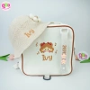 Balo Cặp Bé Mầm Non Mẫu Giáo Thêu Tên Tai Thỏ Dễ Thương Kèm Dây Tag - 175k 8