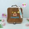 Balo Cặp Bé Mầm Non Mẫu Giáo Thêu Tên Tai Thỏ Dễ Thương Kèm Dây Tag - 175k 10