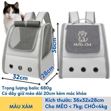 Balo & Cặp Đeo Thú Cưng Size Lớn - Đa Màu, Nhiều Kích Thước, 145k - H2 Store 4