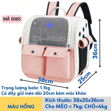 Balo & Cặp Đeo Thú Cưng Size Lớn - Đa Màu, Nhiều Kích Thước, 145k - H2 Store 8