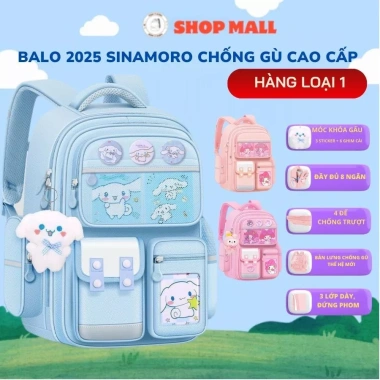 Balo Capi chống gù, chống nước cho bé lớp 1-6 - cặp đi học tiện lợi, thoáng mát 3