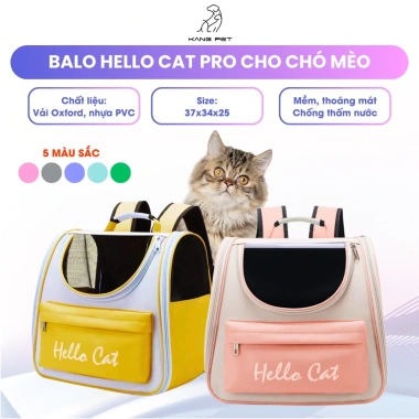 Balo Cat Cho Chó Mèo – Thoáng Khí, Cửa Hông, Chống Nước, Nhiều Màu KANGPET 129.000đ