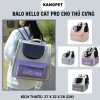 Balo Cat Cho Chó Mèo – Thoáng Khí, Cửa Hông, Chống Nước, Nhiều Màu KANGPET 129.000đ 2
