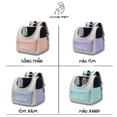 Balo Cat Cho Chó Mèo – Thoáng Khí, Cửa Hông, Chống Nước, Nhiều Màu KANGPET 129.000đ 4