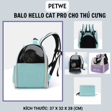 Balo Cat Cho Chó Mèo – Thoáng Khí, Cửa Hông, Chống Nước, Nhiều Màu KANGPET 129.000đ 5