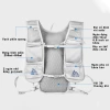 Balo chạy bộ Anxtor A01 - Đựng vest 2L, bình nước mềm 450ml, điện thoại, gel, muối - Giá chỉ 385.000₫ 4