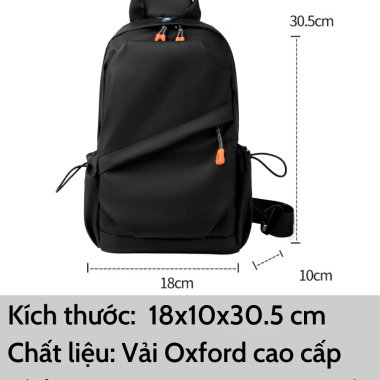 Balo chéo nam chống nước Ba Vy FASHION, ngăn rộng, chống trộm TĐC21B - 258.000₫ 2