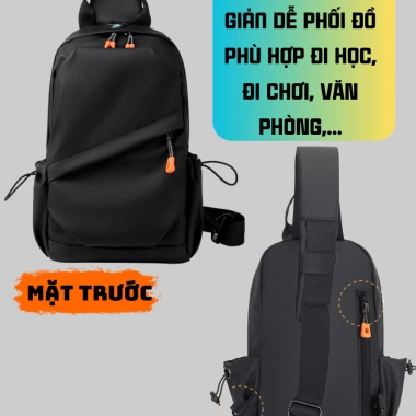 Balo chéo nam chống nước Ba Vy FASHION, ngăn rộng, chống trộm TĐC21B - 258.000₫ 3