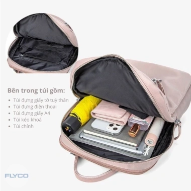 Balo chống sốc laptop 14 inch MacBook sinh viên - Phong cách Hàn Quốc, giảm 22%