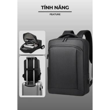 Balo công sở cao cấp cho laptop 15.6 inch - Thiết kế thanh lịch, giá 299.000₫