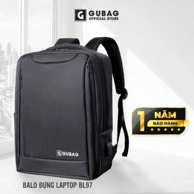 Balo công sở GUBAG BL03 nam nữ chống nước, chống xước, vừa laptop 15.6 inch - 319.000 VND
