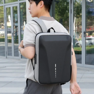 Balo công sở NATIFA 906 chống nước, đựng laptop 15.6 inch, cổng sạc USB thời trang