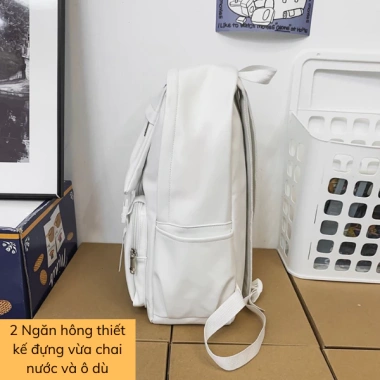 Balo Da Cao Cấp Chống Nước Đa Năng, Ngăn Laptop Chống Sốc 3 Mặt - Thời Trang BL047 4
