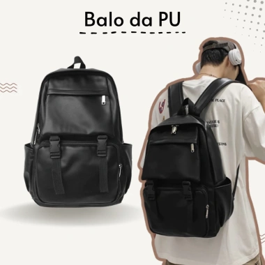Balo Da Cao Cấp Chống Nước Đa Năng, Ngăn Laptop Chống Sốc 3 Mặt - Thời Trang BL047 7