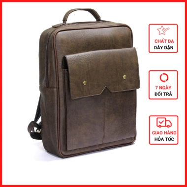 Balo da công sở Zenka ZBL01 đa ngăn rộng rãi, đựng laptop 15.6 inch, giá ưu đãi 379k