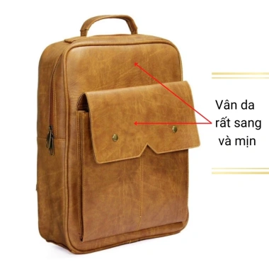 Balo da công sở Zenka ZBL01 đa ngăn rộng rãi, đựng laptop 15.6 inch, giá ưu đãi 379k