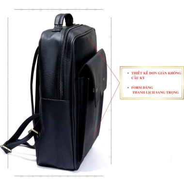Balo da công sở Zenka ZBL01 đa ngăn rộng rãi, đựng laptop 15.6 inch, giá ưu đãi 379k