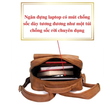 Balo da công sở Zenka ZBL01 đa ngăn rộng rãi, đựng laptop 15.6 inch, giá ưu đãi 379k