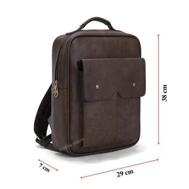 Balo da công sở Zenka ZBL01 đa ngăn rộng rãi, đựng laptop 15.6 inch, giá ưu đãi 379k 9 Balo da công sở Zenka ZBL01 đa ngăn rộng rãi, đựng laptop 15.6 inch, giá ưu đãi 379k 9