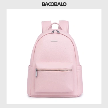 Balo Da Đi Học Cặp Da PU Cao Cấp Họa Tiết Trơn BeiSen 2 Size Giá 249.000 VNĐ - Hàng Quảng Châu