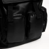 Balo Da King 4 Thiêu Trên Unisex Không Thấm Nước Đen - Thiết Kế Độc Đáo 7