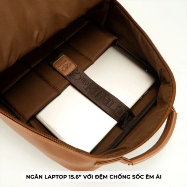 Balo Da Laptop 15.6-16 inch Kim Long KL632 - Cao cấp, chống nước, nhỏ gọn, giảm giá 18% chỉ 429.000đ