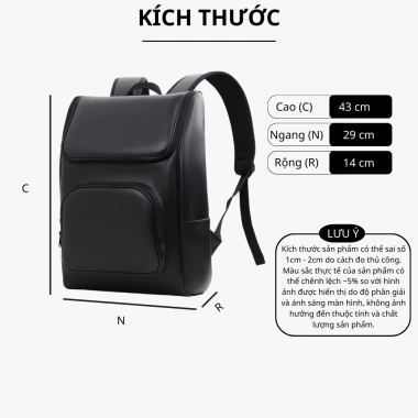 Balo Da Laptop Nam Nữ Chống Nước Nhiều Ngăn PADO 645 - Giá chỉ 229.000 VND