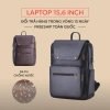 Balo Da Nam Nữ Cao Cấp 2.025 Nắp Gập Đựng Laptop 15.6 inch - Phong cách học sinh, sinh viên, công sở - Giá ưu đãi 170.000đ 2