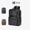 Balo da nam ulzzang nhiều ngăn, chống thấm, đựng laptop 15,6 inch, basic trơn - Giá ưu đãi 191k