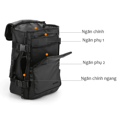 Balo đa năng laptop 17inch chống nước, thời trang tiện dụng cho sinh viên, học sinh, công sở - Giá chỉ 249.000₫
