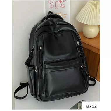 Balo da nữ B712 - Cặp học sinh cấp 2 ngăn, chống nước, sức chứa lớn, giá 269k