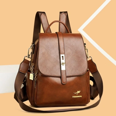 Balo da nữ da mềm, đeo 2 kiểu thời trang - Giá chỉ 448.999 VND, giảm tới 21%