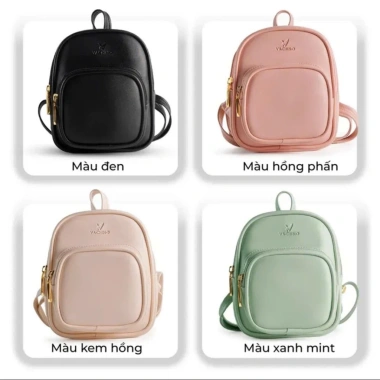 Balo da nữ mini VACHINO BG030 – Thiết kế siêu dễ thương, nhiều màu, chống nước, bảo hành 1 năm, giá chỉ 157.000₫