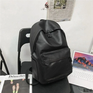 Balo Da PU Chống Nước Laptop 15.6 inch Phong Cách Tối Giản Dễ Phối Đồ Aluha