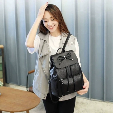 Balo da PU nữ BL066 – Nhỏ xinh, thời trang công sở và du lịch, giá chỉ 165k