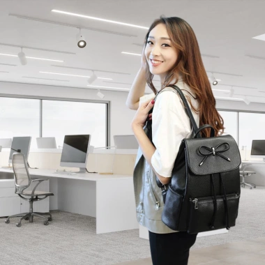 Balo da PU nữ BL066 – Nhỏ xinh, thời trang công sở và du lịch, giá chỉ 165k
