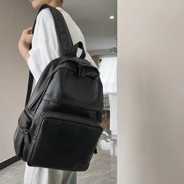 Balo Da PU Thời Trang Ngăn Laptop 15.6 inch Giá 49.000 - Phong Cách Công Sở Học 4