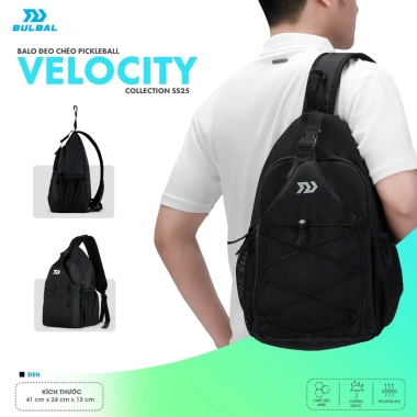 Balo Đeo Chéo Pickleball BULBAL Velocity 600D Polyester Chống Thấm Nước - Giá chỉ 219.000 VND 10
