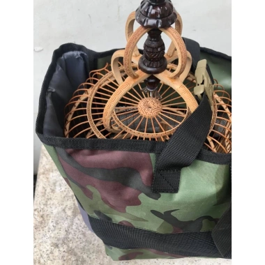 Balo Đeo Lồng Chim Khuyên Đôi Quai Đeo, Ô Lưới Thoáng, Màu Rằn Ri Cao Cấp, 118k 2 Balo Đeo Lồng Chim Khuyên Đôi Quai Đeo, Ô Lưới Thoáng, Màu Rằn Ri Cao Cấp, 118k 2