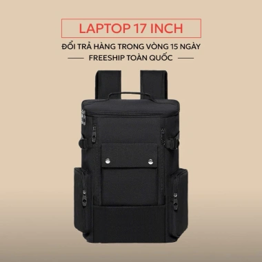 Balo Đeo Vai 2DK Laptop 16 inch - Nhiều Ngăn, Chống Sốc, Thiết Kế Basic - 148k